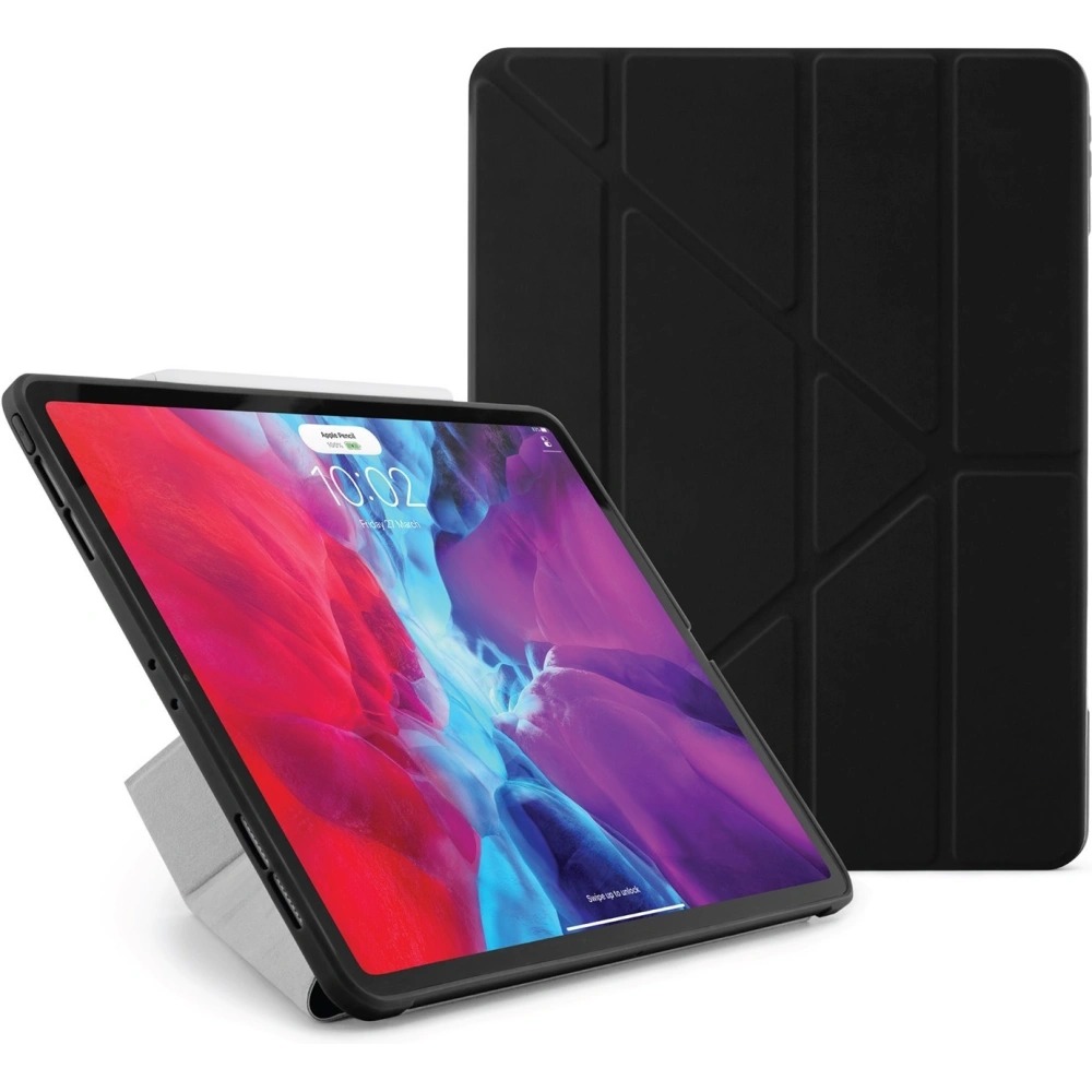 Hurtownia GSM - Etui Pipetto Origami No1 Original TPU Apple iPad Pro 12.9 2018/2020/2021 (3., 4. a 5. generace) (černý) - PIP013BLK - {ean13} - Hurt
