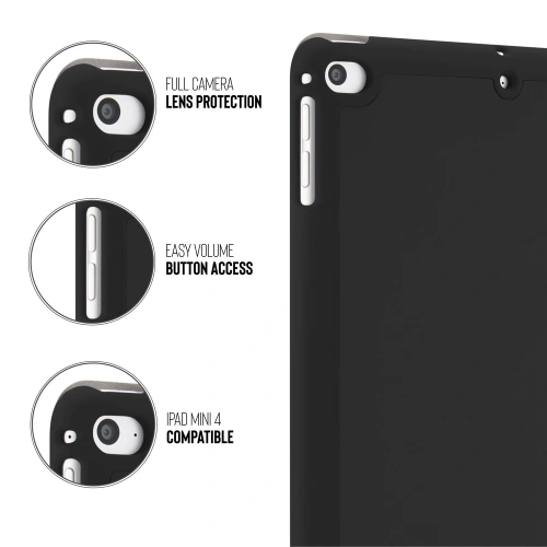 Etui Pipetto Origami No1 Original PC Apple iPad mini 7.9 2015/2019 (4. i 5. generacji) (czarny)