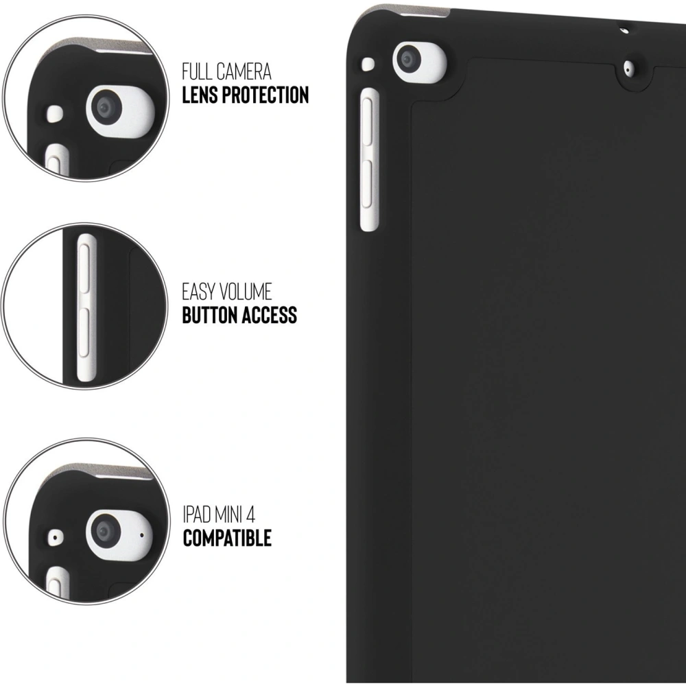 Hurtownia GSM - Etui Pipetto Origami No1 Original PC Apple iPad mini 7.9 2015/2019 (4. a 5. generace) (černý) - PIP018BLK - {ean13} - Hurt