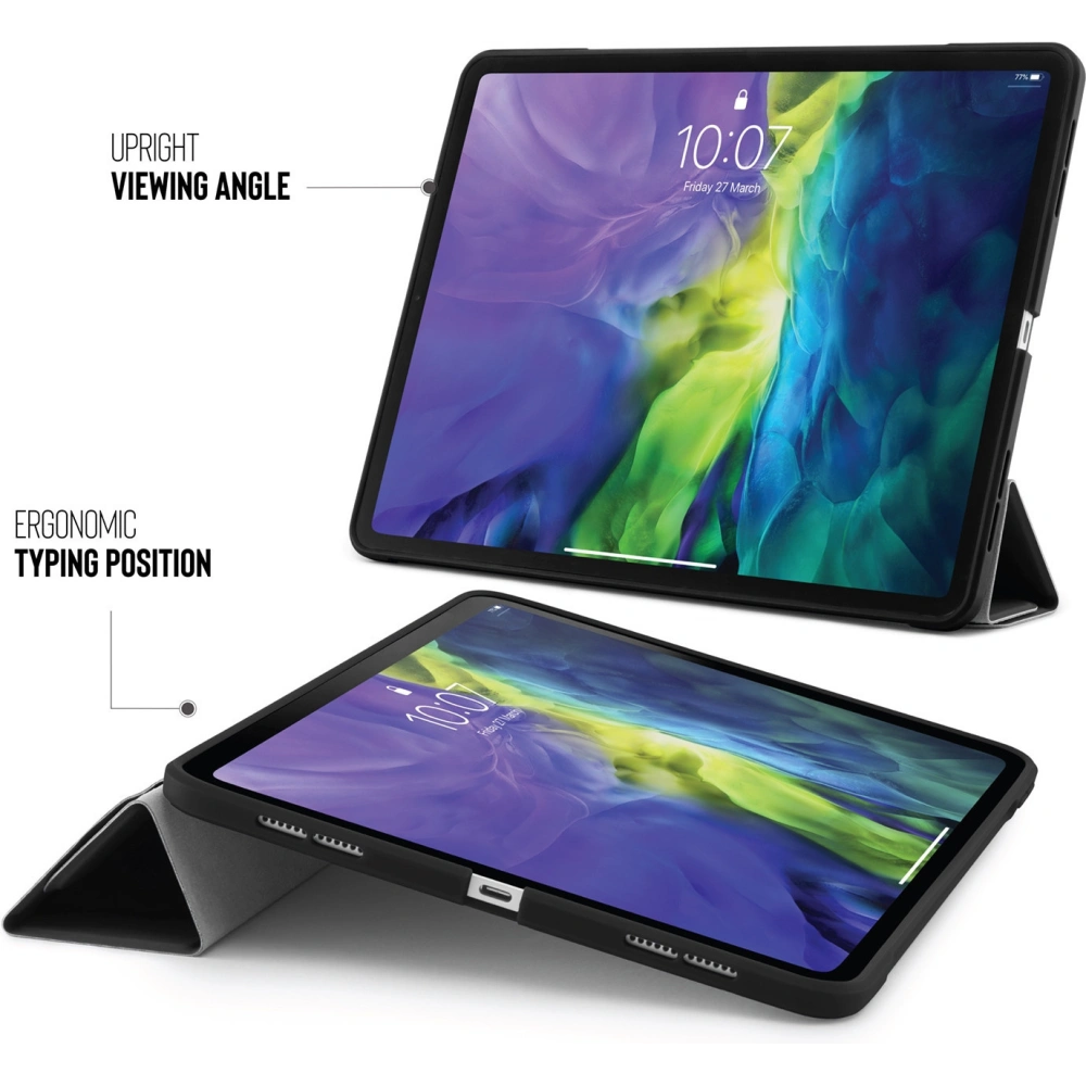Hurtownia GSM - Etui Pipetto Origami No1 Original TPU Apple iPad Air 10.9 2020/2022 (4. a 5. generace) / iPad Air 11 2024 (6. generace) (černé) - PIP019BLK - {ean13} - Hurt