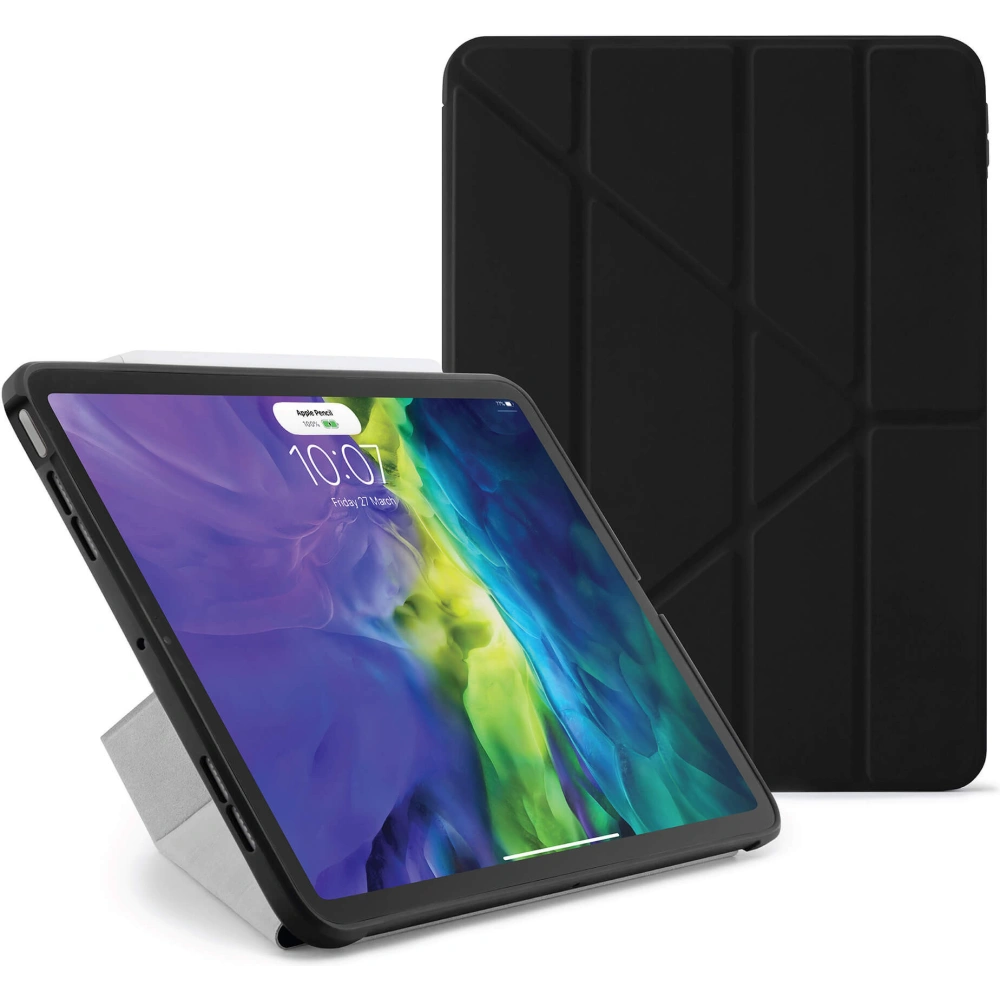 Hurtownia GSM - Etui Pipetto Origami No1 Original TPU Apple iPad Air 10.9 2020/2022 (4. a 5. generace) / iPad Air 11 2024 (6. generace) (černé) - PIP019BLK - {ean13} - Hurt