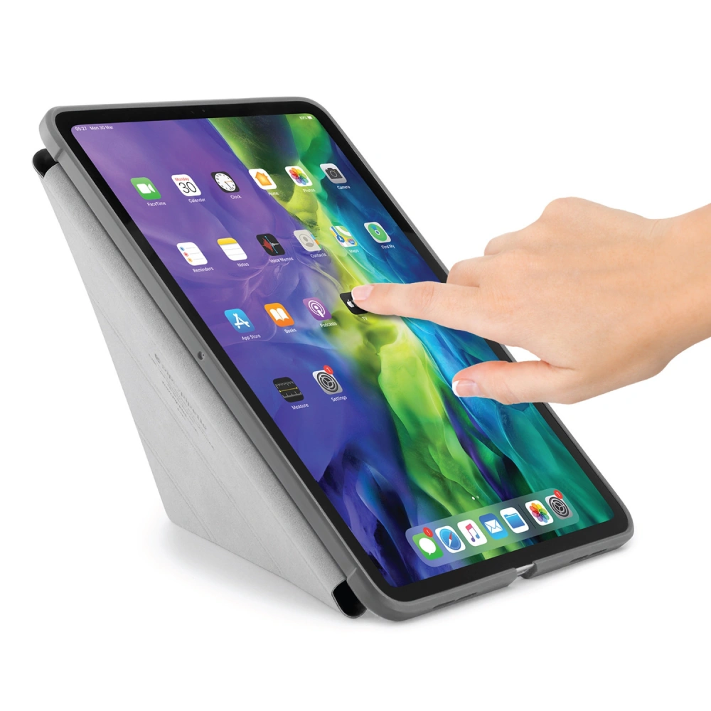 Hurtownia GSM - Etui Pipetto Origami No1 Original TPU Apple iPad Air 10.9 2020/2022 (4. a 5. generace) / iPad Air 11 2024 (6. generace) (tmavě šedá) - PIP020GRY - {ean13} - Hurt