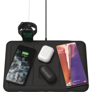 Wholesale Mophie Wireless Charging 4i1 with Apple Watch holder 10W (black) - MPH051BLK - {ean13} - Hurt