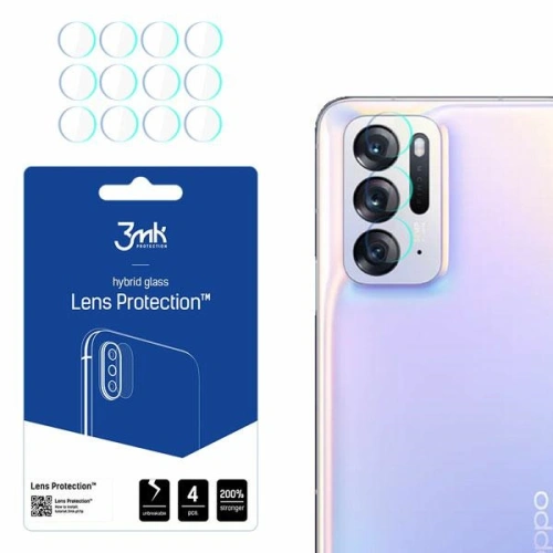 Szkło hybrydowe na obiektyw aparatu 3MK Lens Protection Oppo Find N 5G [4 PACK]