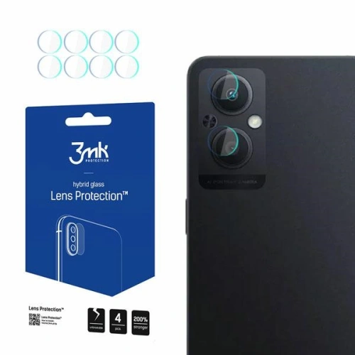 Szkło hybrydowe na obiektyw aparatu 3MK Lens Protection Oppo A96 5G [4 PACK]