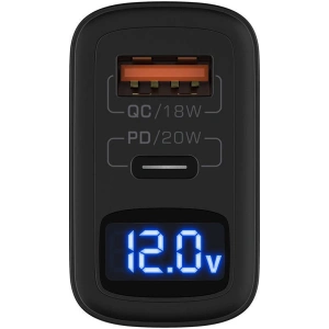 Ładowarka sieciowa Blitzwolf BW-S19, USB, USB-C, 20W (czarna)