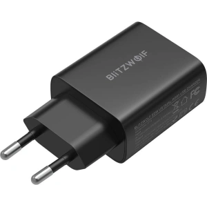 Ładowarka sieciowa Blitzwolf BW-S19, USB, USB-C, 20W (czarna)