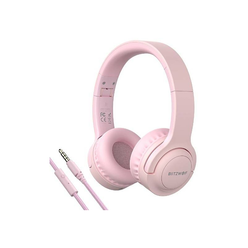 BlitzWolf Distributor - 5907489607650 - BLZ427PNK - Headphone Blitzwolf BW-PCE (pink) - B2B homescreen