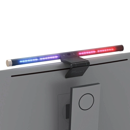 Lampa Blitzwolf BW-SLT2 na monitor, RGB (czarna)