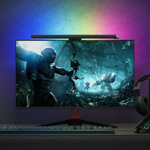 Lampa Blitzwolf BW-SLT2 na monitor, RGB (czarna)