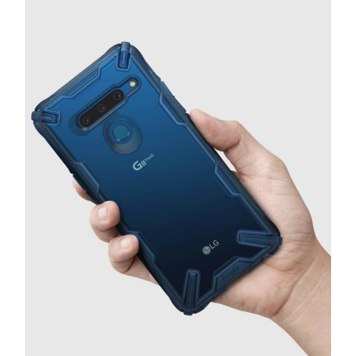 Etui Ringke Fusion-X LG G8 ThinQ Space Blue