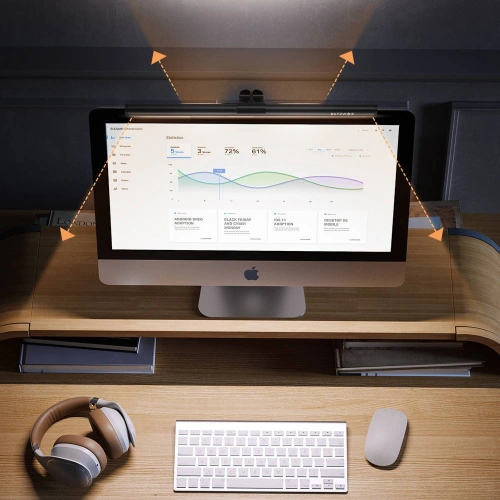 Lampa Blitzwolf BW-SLT1 na monitor (czarna)