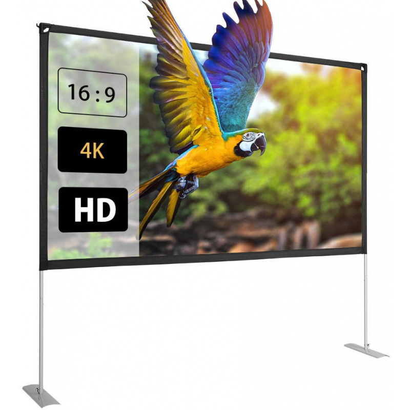 BlitzWolf Distributor - 5907489607377 - BLZ441 - BlitzWolf BW-VS5 Projector Screen 100 inch 16:9 - B2B homescreen