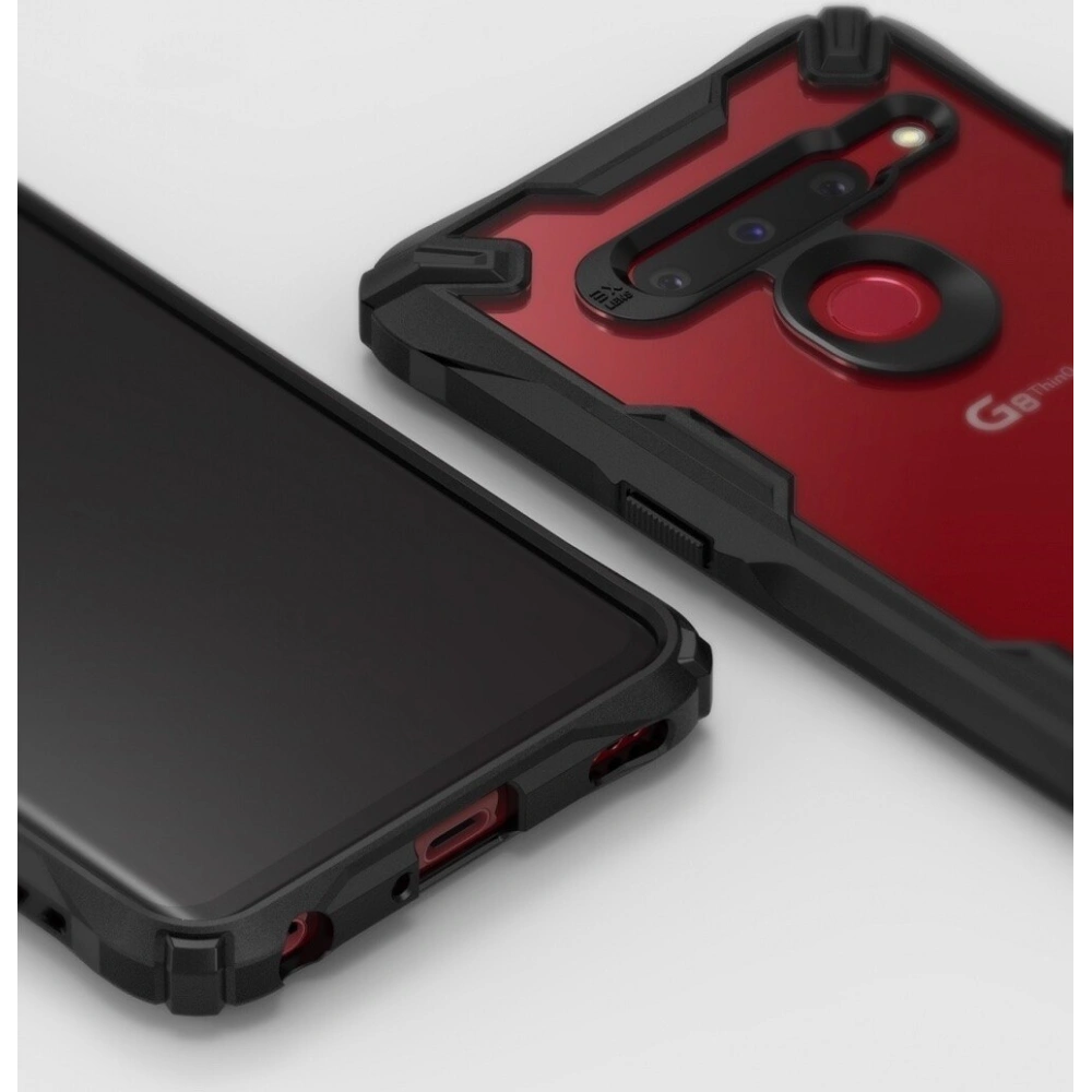Wholesale Ringke Fusion-X LG G8 ThinQ Ruby Red - RGK869RED - {ean13} - Hurt