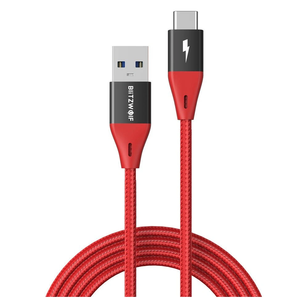 Wholesale BlitzWolf BW-TC22 USB-C Cable 3A, 20W. 1.8m (red) - BLZ450RED - {ean13} - Hurt