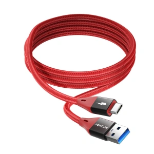 Hurtownia GSM - Kabel USB do USB-C BlitzWolf BW-TC22 3A, 20W, 0.9m (czerwony) - BLZ451RED - {ean13} - Hurt