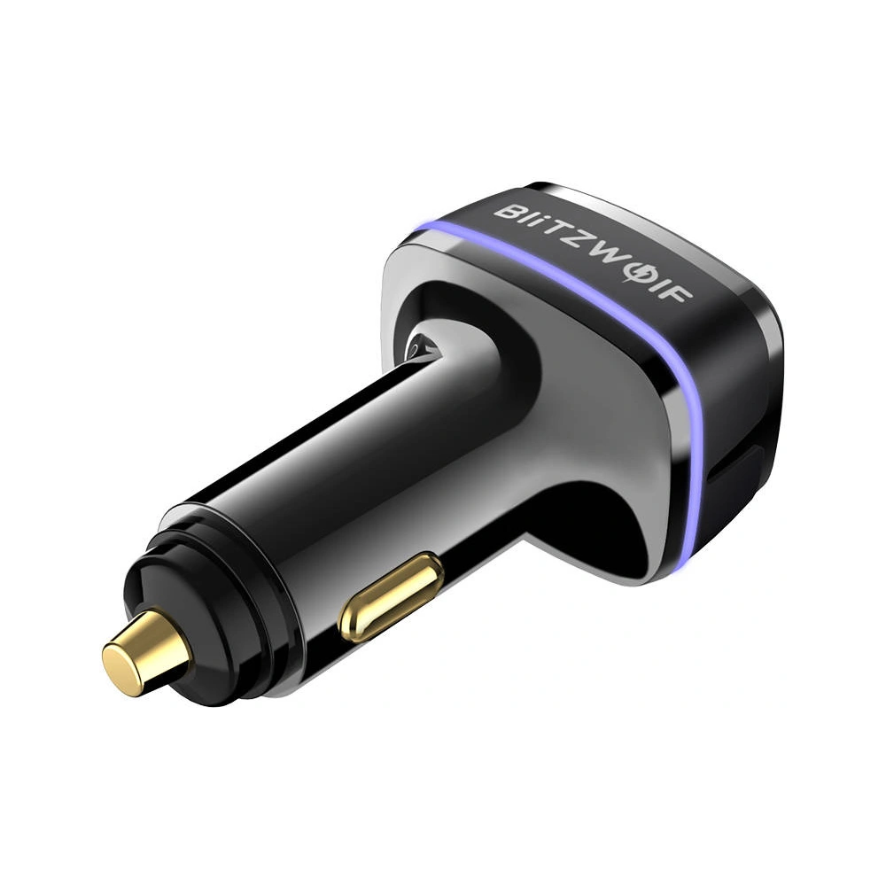 Wholesale Car Charger BlitzWolf BW-SD8, USB, USB-C, 100W (black) - BLZ453BLK - {ean13} - Hurt