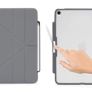 Wholesale Pipetto Origami No3 Pencil Case Apple iPad Air 10.9 2020/2022 (4 i 5 gen) / iPad Air 11 2024 (6 gen) (grey) - PIP023GRY - {ean13} - Hurt