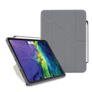 Wholesale Pipetto Origami No3 Pencil Case Apple iPad Air 10.9 2020/2022 (4 i 5 gen) / iPad Air 11 2024 (6 gen) (grey) - PIP023GRY - {ean13} - Hurt