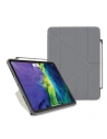 Etui Pipetto Origami No3 Pencil Case Apple iPad Air 10.9 2020/2022 (4. i 5. generacji) / iPad Air 11 2024 (6. generacji) (ciemnoszary)