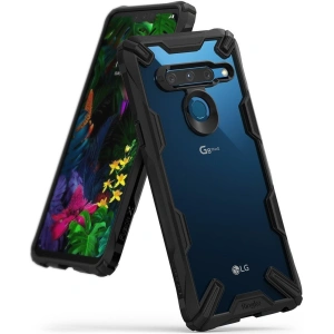 Hurtownia GSM - Etui Ringke Fusion-X LG G8 ThinQ Negru - RGK868BLK - {ean13} - Hurt