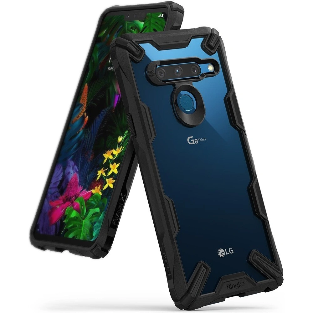 Hurtownia GSM - Etui Ringke Fusion-X LG G8 ThinQ černé - RGK868BLK - {ean13} - Hurt