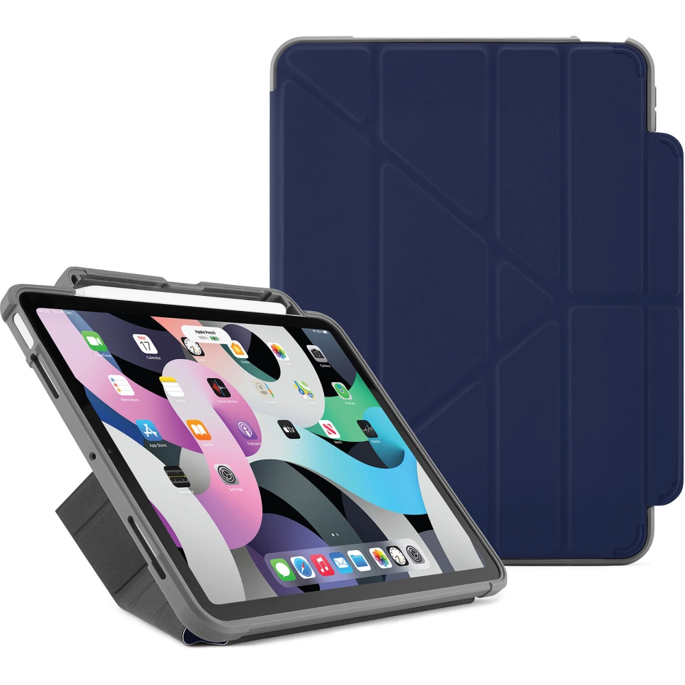 Hurtownia GSM - Etui Pipetto Origami No2 Pencil Shield Apple iPad Air 10.9 2020/2022 (4. a 5. generace) / iPad Air 11 2024 (6. generace) (námořnická modř) - PIP024NAV - {ean13} - Hurt