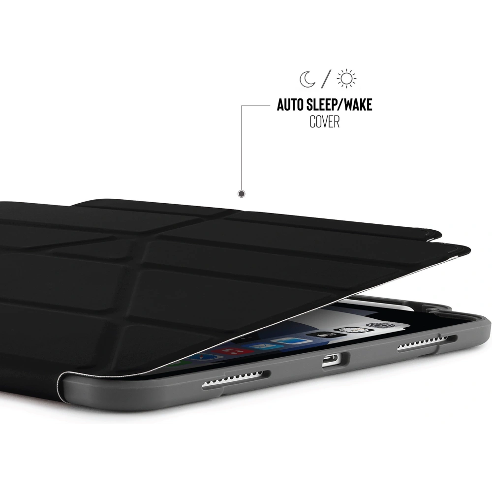 Hurtownia GSM - Etui Pipetto Origami No2 Pencil Shield Apple iPad Air 10.9 2020/2022 (4. a 5. generace) / iPad Air 11 2024 (6. generace) (černé) - PIP025BLK - {ean13} - Hurt