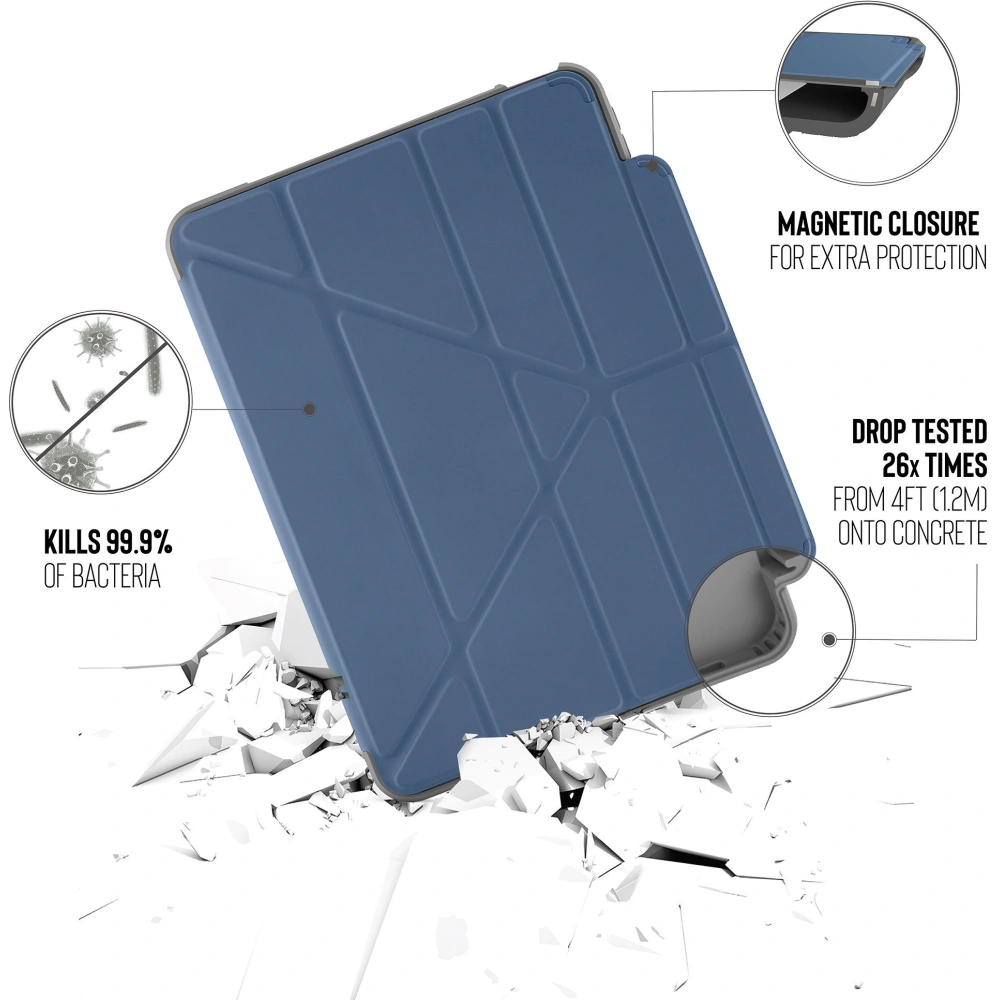 Hurtownia GSM - Etui Pipetto Origami No2 Pencil Shield Apple iPad Air 10.9 2020/2022 (4. a 5. generace) / iPad Air 11 2024 (6. generace) (námořnická) - PIP026NAV - {ean13} - Hurt