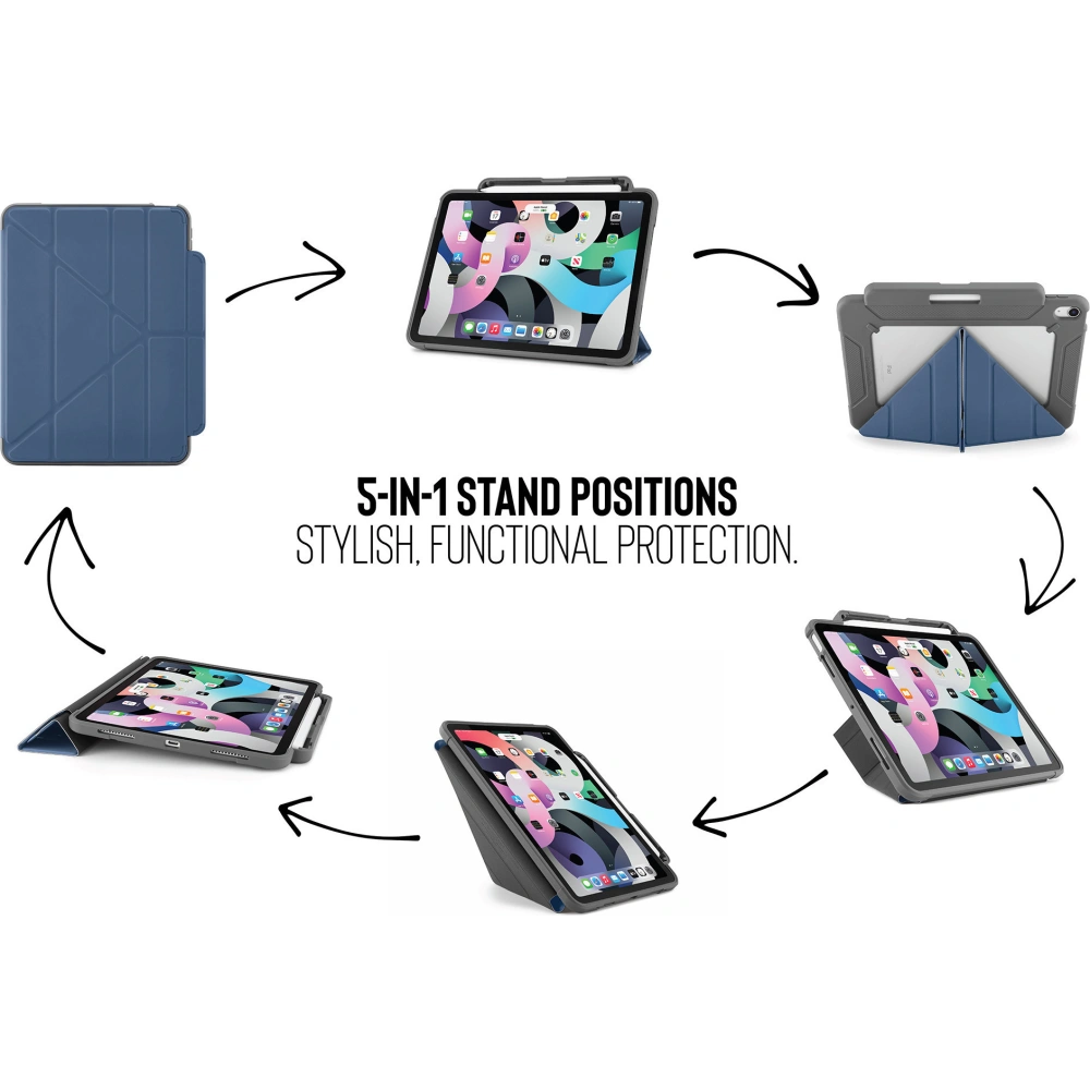 Hurtownia GSM - Etui Pipetto Origami No2 Pencil Shield Apple iPad Air 10.9 2020/2022 (4. a 5. generace) / iPad Air 11 2024 (6. generace) (námořnická) - PIP026NAV - {ean13} - Hurt