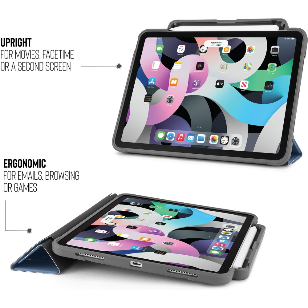 Hurtownia GSM - Etui Pipetto Origami No2 Pencil Shield Apple iPad Air 10.9 2020/2022 (4. a 5. generace) / iPad Air 11 2024 (6. generace) (námořnická) - PIP026NAV - {ean13} - Hurt