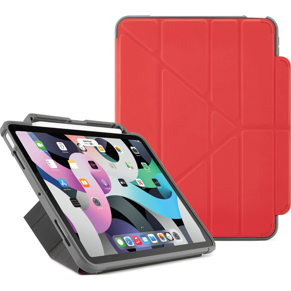 Hurtownia GSM - Etui Pipetto Origami No2 Pencil Shield Apple iPad Air 10.9 2020/2022 (4. a 5. generace) / iPad Air 11 2024 (6. generace) (červené) - PIP027RED - {ean13} - Hurt