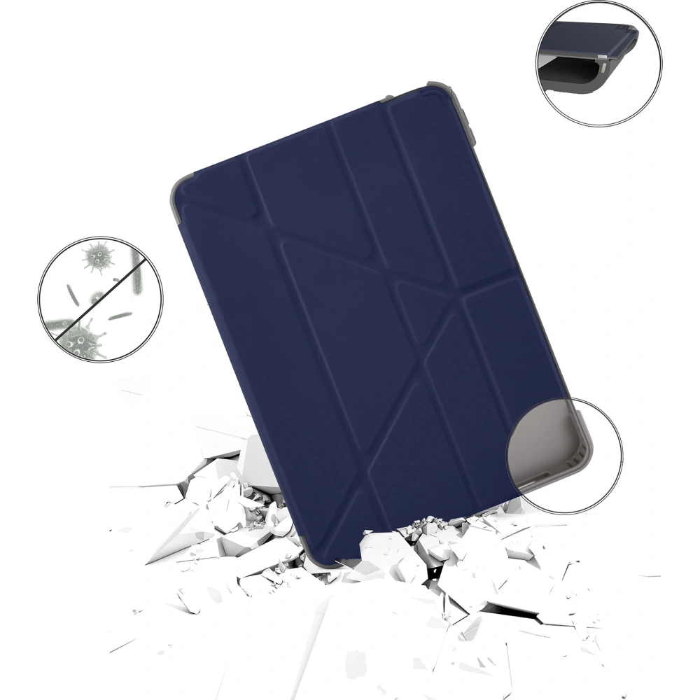 Hurtownia GSM - Etui Pipetto Origami No2 Shield Apple iPad Air 10.9 2020/2022 (4. a 5. generace) / iPad Air 11 2024 (6. generace) (námořnická modř) - PIP028NAV - {ean13} - Hurt