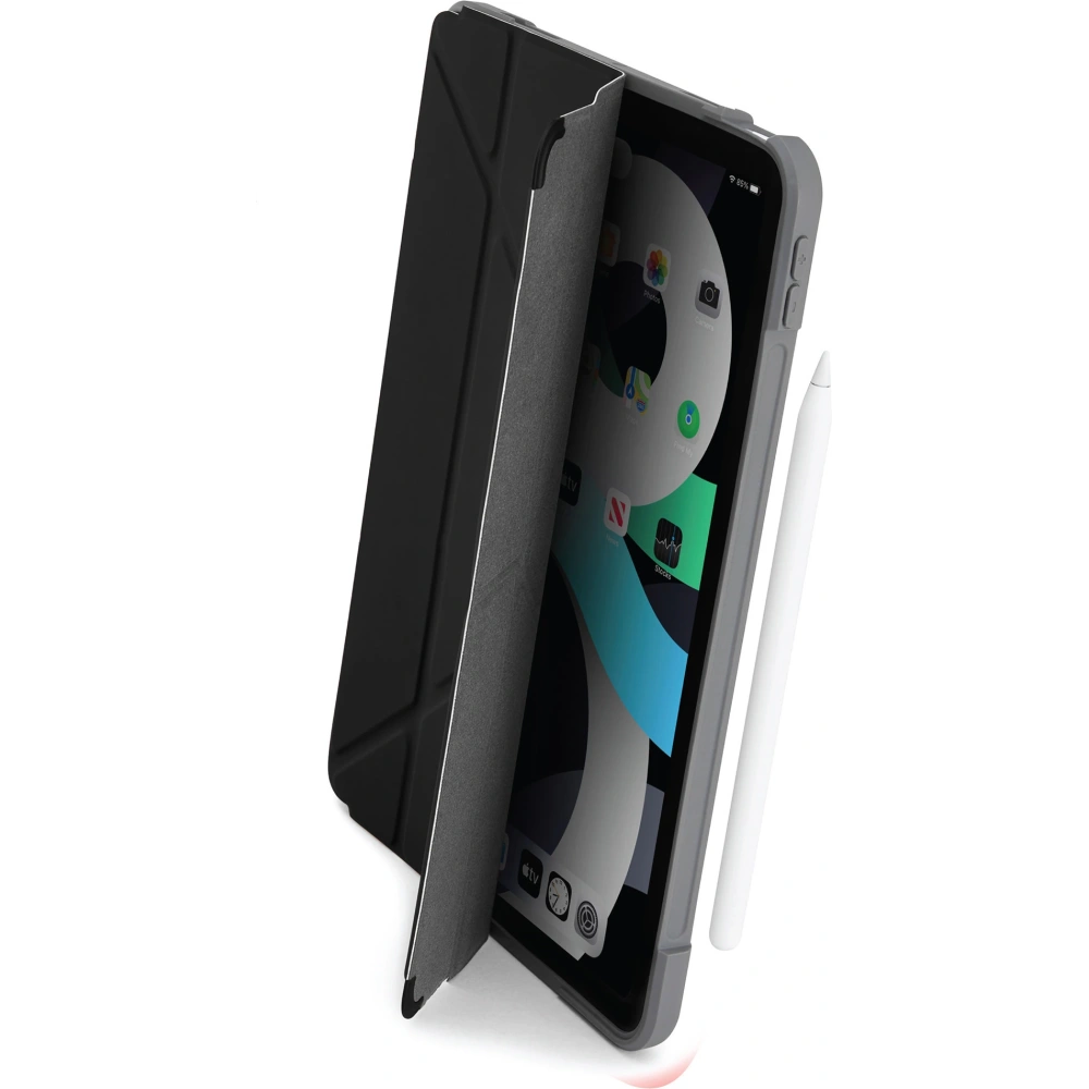 Hurtownia GSM - Etui Pipetto Origami No2 Shield Apple iPad Air 10.9 2020/2022 (4. a 5. generace) / iPad Air 11 2024 (6. generace) (černý) - PIP029BLK - {ean13} - Hurt