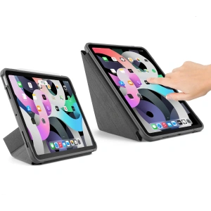 Etui Pipetto Origami No2 Shield Apple iPad Air 10.9 2020/2022 (4. i 5. generacji) / iPad Air 11 2024 (6. generacji) (czarny)