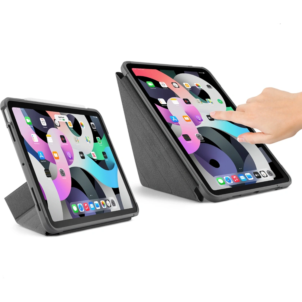 Hurtownia GSM - Etui Pipetto Origami No2 Shield Apple iPad Air 10.9 2020/2022 (4. a 5. generace) / iPad Air 11 2024 (6. generace) (černý) - PIP029BLK - {ean13} - Hurt