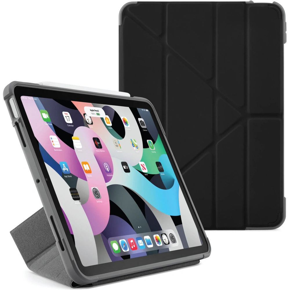 Hurtownia GSM - Etui Pipetto Origami No2 Shield Apple iPad Air 10.9 2020/2022 (4. a 5. generace) / iPad Air 11 2024 (6. generace) (černý) - PIP029BLK - {ean13} - Hurt