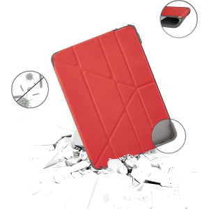 Wholesale Pipetto Origami Apple iPad Air 10.9 2020/2022 (4 i 5 gen) / iPad Air 11 2024 (6 gen) (red) - PIP031RED - {ean13} - Hurt