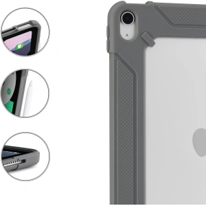 Etui Pipetto Origami Apple iPad Air 10.9 2020/2022 (4. i 5. generacji) / iPad Air 11 2024 (6. generacji) (czerwony)