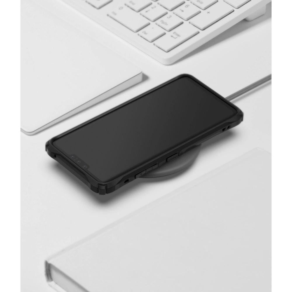 Hurtownia GSM - Etui Ringke Fusion-X LG G8 ThinQ černé - RGK868BLK - {ean13} - Hurt