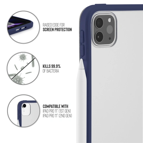 Etui Pipetto Origami No1 Original TPU Apple iPad Pro 11 2018/2020/2021 (1., 2. i 3. generacji) (granatowe)