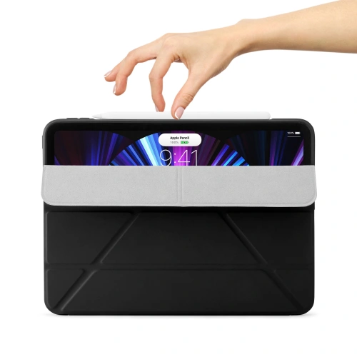 Etui Pipetto Origami No1 Original TPU Apple iPad Pro 11 2018/2020/2021 (1., 2. i 3. generacji) (czarny)