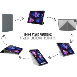 Hurtownia GSM - Etui Pipetto Origami No1 Original TPU Apple iPad Pro 11 2018/2020/2021 (1., 2. i 3. generacji) (ciemnoszary) - PIP035GRY - {ean13} - Hurt