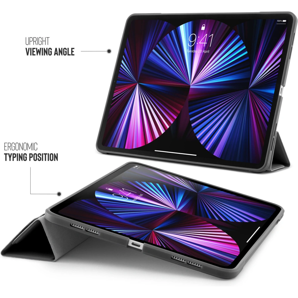 Hurtownia GSM - Etui Pipetto Origami No1 Original TPU Apple iPad Pro 11 2018/2020/2021 (1., 2. a 3. generace) (tmavě šedá) - PIP035GRY - {ean13} - Hurt