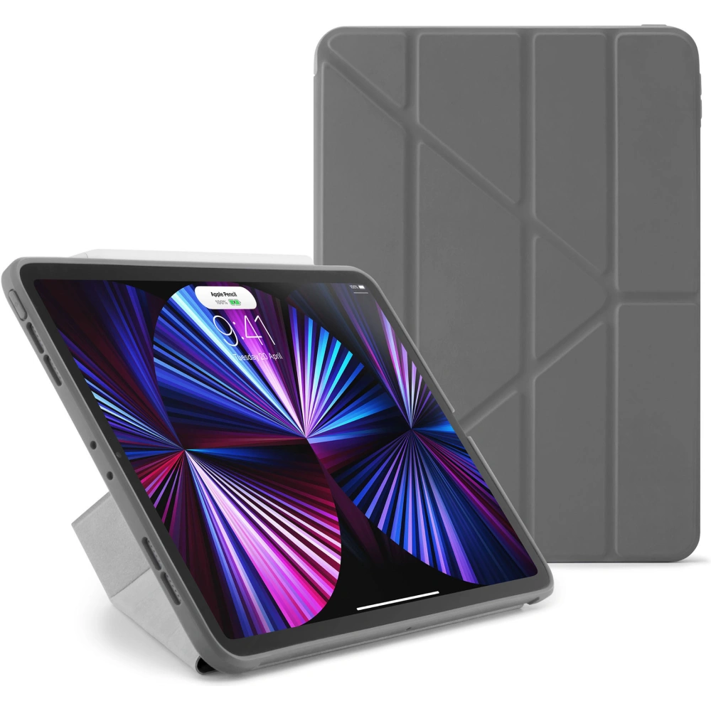 Hurtownia GSM - Etui Pipetto Origami No1 Original TPU Apple iPad Pro 11 2018/2020/2021 (1., 2. a 3. generace) (tmavě šedá) - PIP035GRY - {ean13} - Hurt
