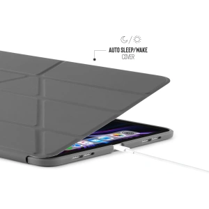 Hurtownia GSM - Etui Pipetto Origami No1 Original TPU Apple iPad Pro 11 2018/2020/2021 (1., 2. i 3. generacji) (ciemnoszary) - PIP035GRY - {ean13} - Hurt