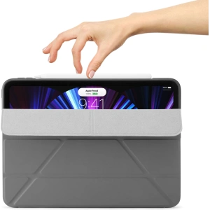 Hurtownia GSM - Etui Pipetto Origami No1 Original TPU Apple iPad Pro 11 2018/2020/2021 (1., 2. i 3. generacji) (ciemnoszary) - PIP035GRY - {ean13} - Hurt