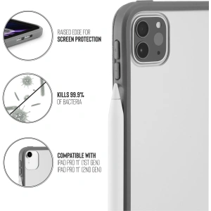 Hurtownia GSM - Etui Pipetto Origami No1 Original TPU Apple iPad Pro 11 2018/2020/2021 (1., 2. i 3. generacji) (ciemnoszary) - PIP035GRY - {ean13} - Hurt