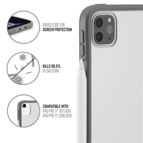 Etui Pipetto Origami No1 Original TPU Apple iPad Pro 11 2018/2020/2021 (1., 2. i 3. generacji) (ciemnoszary)