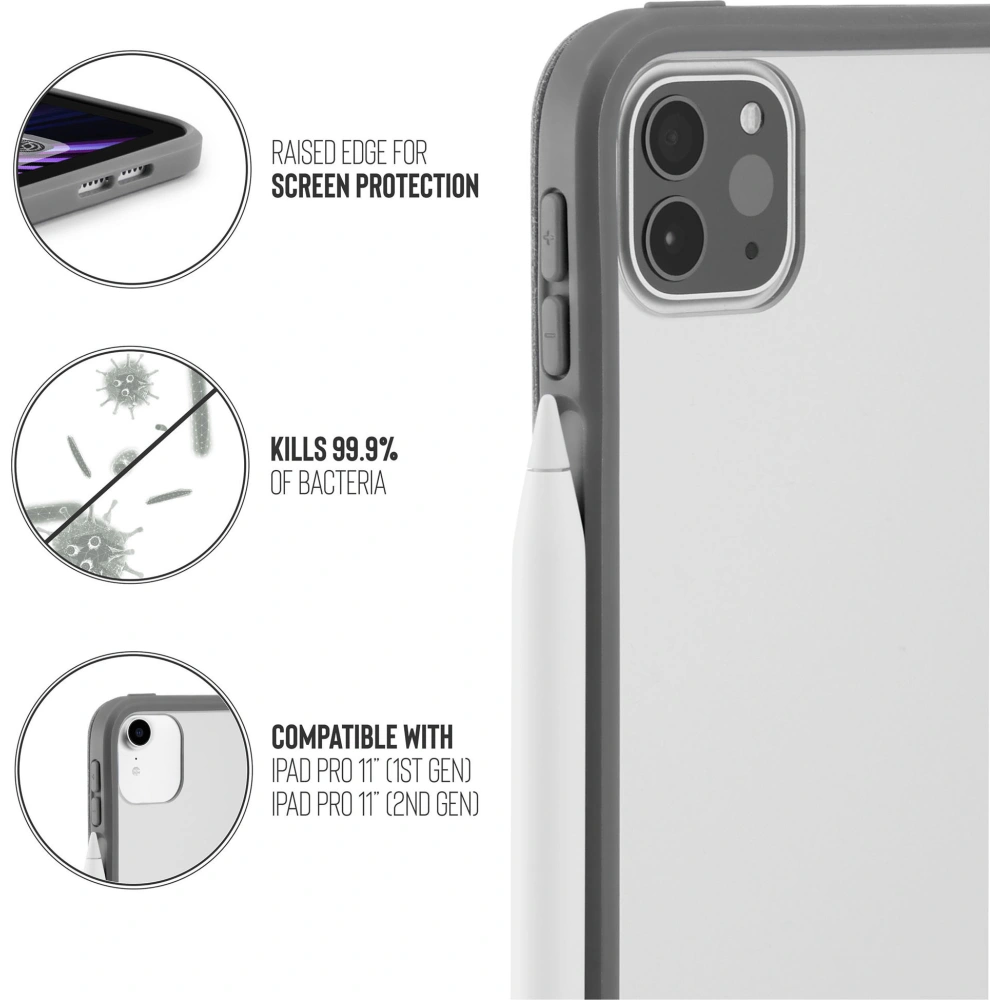 Hurtownia GSM - Etui Pipetto Origami No1 Original TPU Apple iPad Pro 11 2018/2020/2021 (1., 2. a 3. generace) (tmavě šedá) - PIP035GRY - {ean13} - Hurt